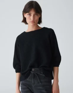 OPUS Sweater Gresine Zwart Hot