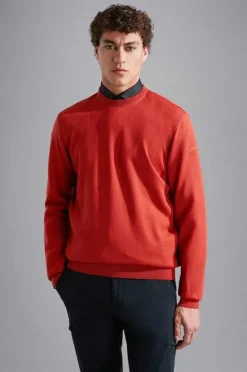 Paul And Shark Paul & Shark Crew Pullover 14311013 Oranje New