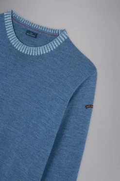 Paul And Shark Paul & Shark Crew Pullover Blauw 14311021