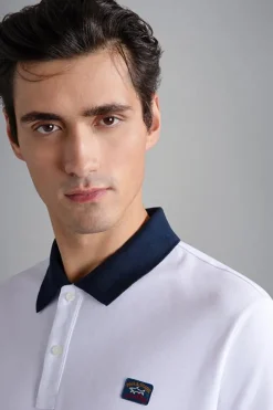 Paul And Shark Paul & Shark Knitted Piqué Polo Wit 23411263 Best