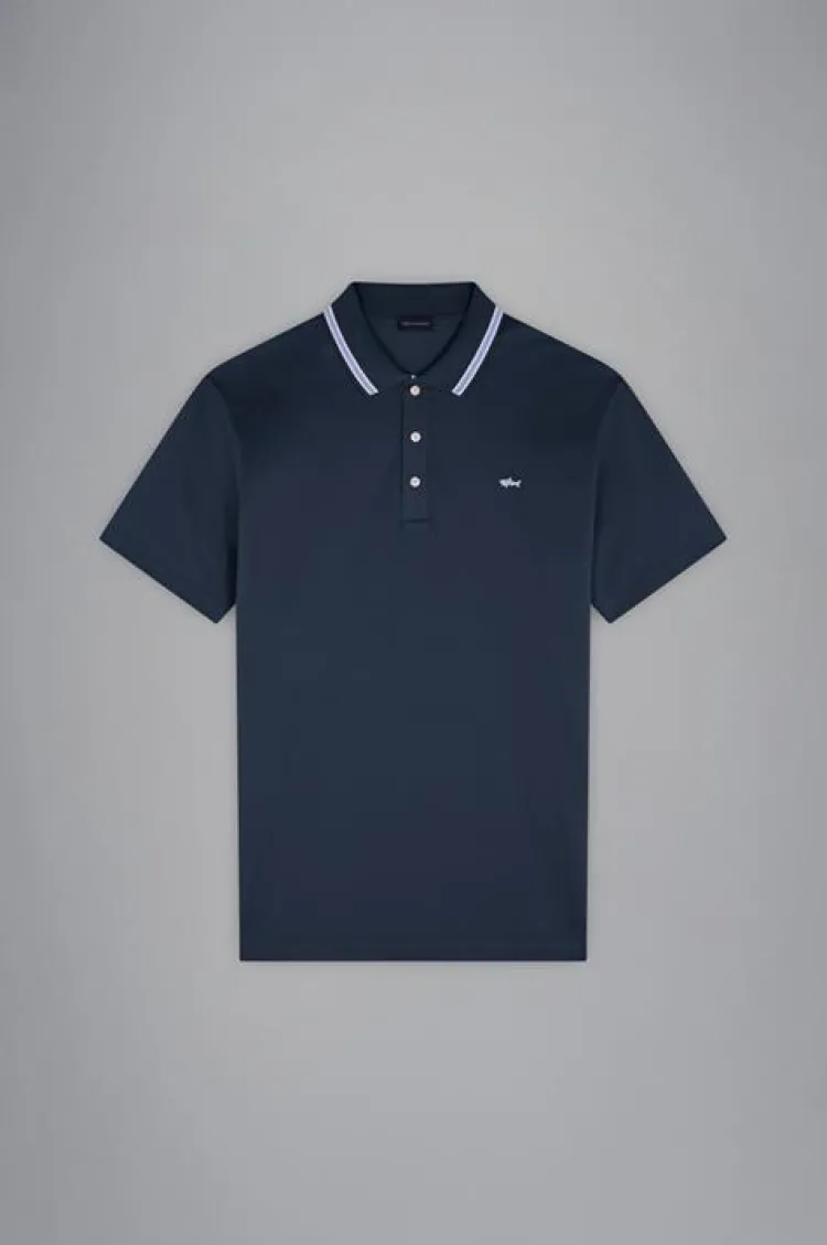 Paul And Shark Paul & Shark Knitted Piqué Polo Navy 24411262 Sale