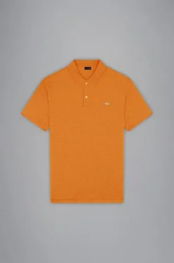 Paul And Shark Paul & Shark Knitted Piqué Polo Oranje 24411229 Discount
