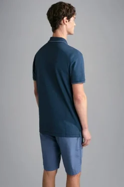 Paul And Shark Paul & Shark Piqué Polo Navy 24411229 Clearance