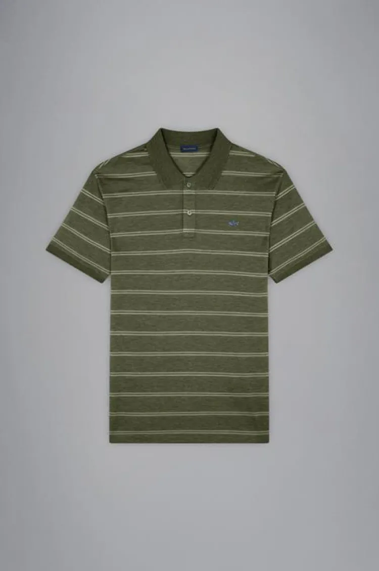 Paul And Shark Paul & Shark Piqué Polo Shirt Groen 24411263 New