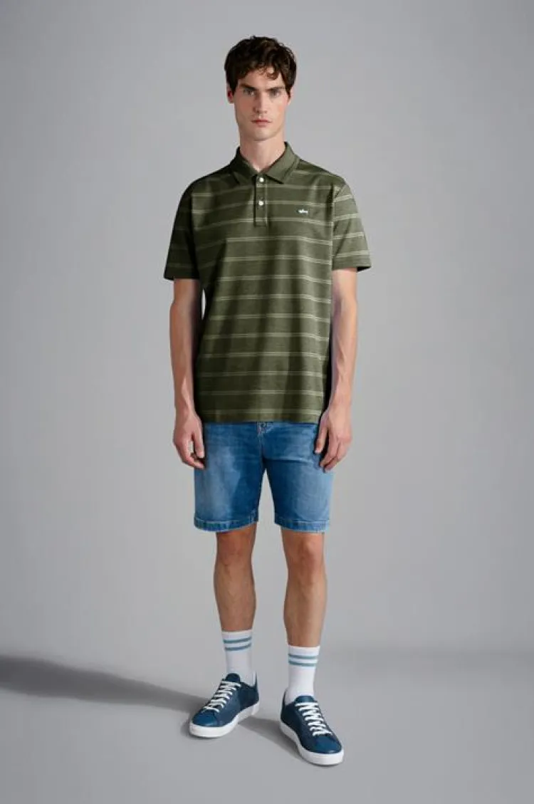 Paul And Shark Paul & Shark Piqué Polo Shirt Groen 24411263 New