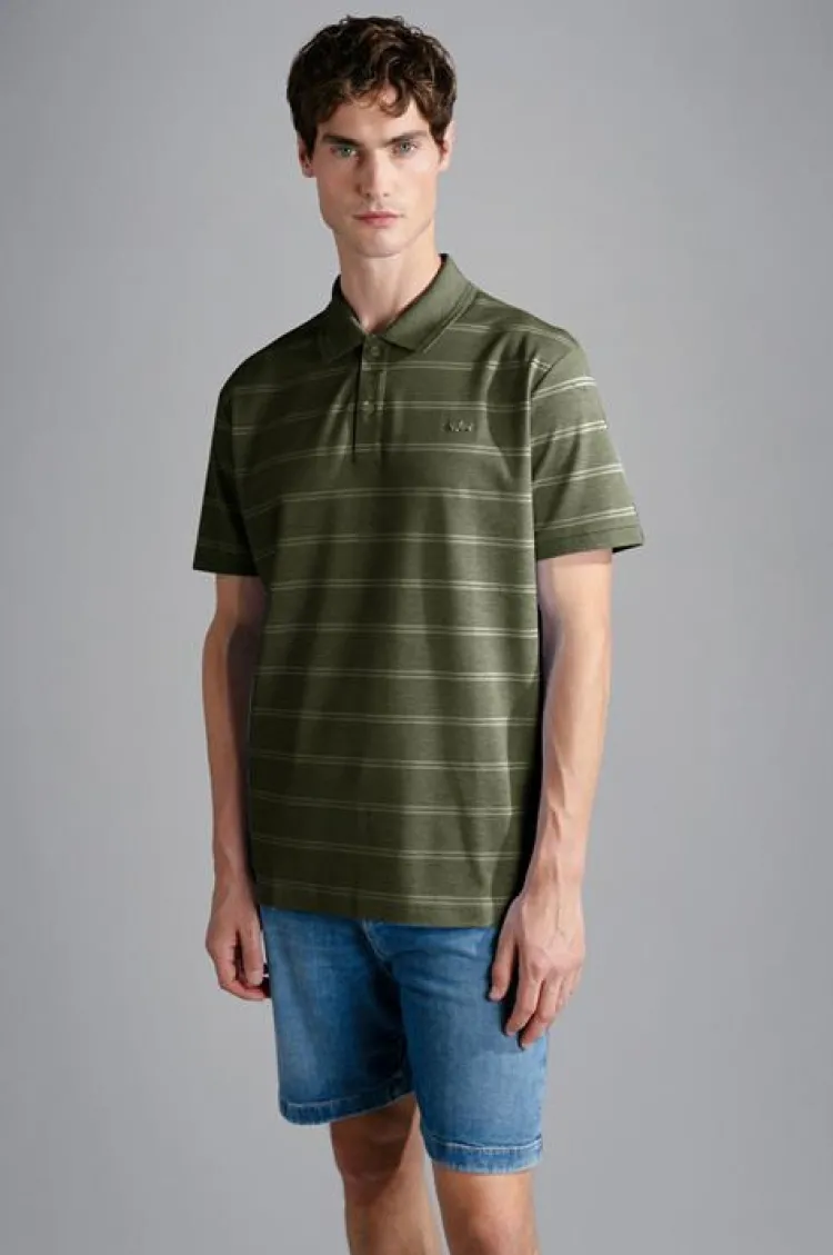 Paul And Shark Paul & Shark Piqué Polo Shirt Groen 24411263 New