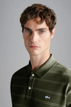Paul And Shark Paul & Shark Piqué Polo Shirt Groen 24411263 New