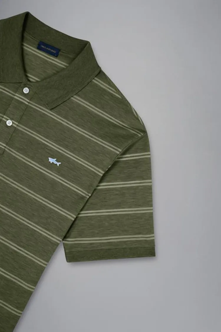 Paul And Shark Paul & Shark Piqué Polo Shirt Groen 24411263 New