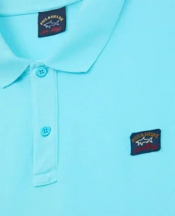 Paul And Shark Paul & Shark Polo K/M 23411274 Aqua Discount