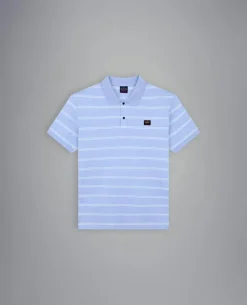 Paul And Shark Paul & Shark Polo K/M Blauw Dessin 23411280 Hot