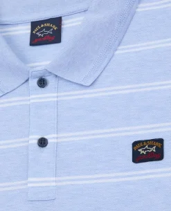 Paul And Shark Paul & Shark Polo K/M Blauw Dessin 23411280 Hot