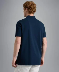 Paul And Shark Paul & Shark Polo K/M Blauw 23411274 Donkerblauw Discount
