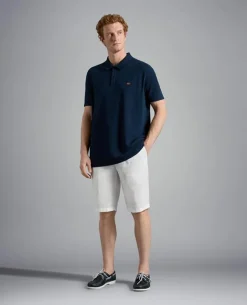 Paul And Shark Paul & Shark Polo K/M Blauw 23411274 Donkerblauw Discount
