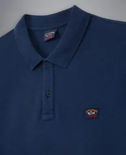 Paul And Shark Paul & Shark Polo K/M Blauw 23411274 Donkerblauw Discount