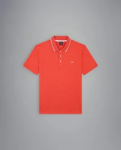 Paul And Shark Paul & Shark Polo K/M 23411274 Rood Best