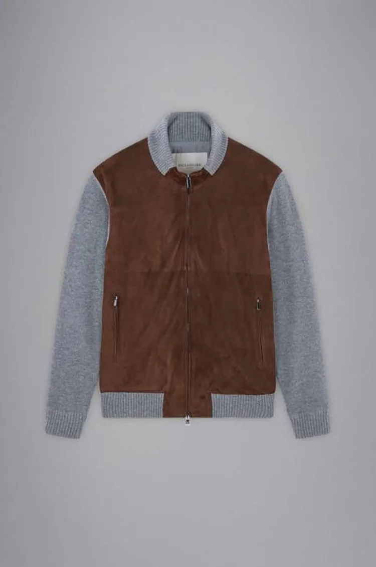 Paul And Shark Paul & Shark Suede Vest Grijs 14311244