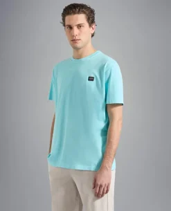 Paul And Shark Paul & Shark T-shirt K/M Aqua New