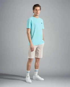 Paul And Shark Paul & Shark T-shirt K/M Aqua New