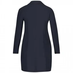 Plus Basics Long Jacket 10 192 099 Blauw Sale