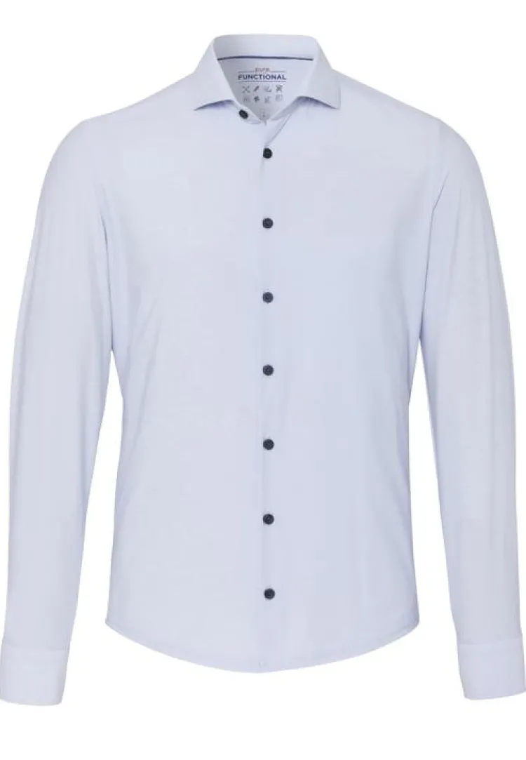 Pure Overhemd 3389-21750 Blauw Best