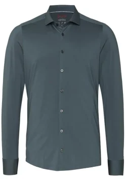 Pure Overhemd E11301-21750 Groen Discount