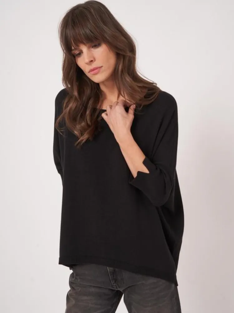 Repeat Trui 400961 Zwart Discount