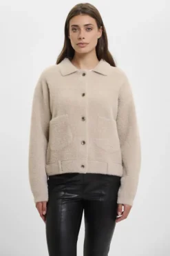 Rino & Pelle Rino&Pelle Vest Bubbly.5002521 Wit Outlet