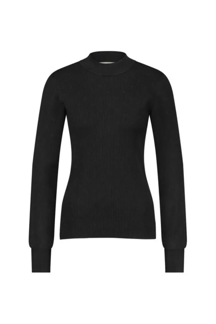 Studio Anneloes Brady shiny pullover Zwart Best