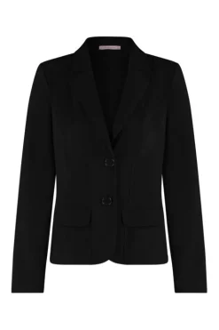 Studio Anneloes Bright bonded blazer Zwart Best