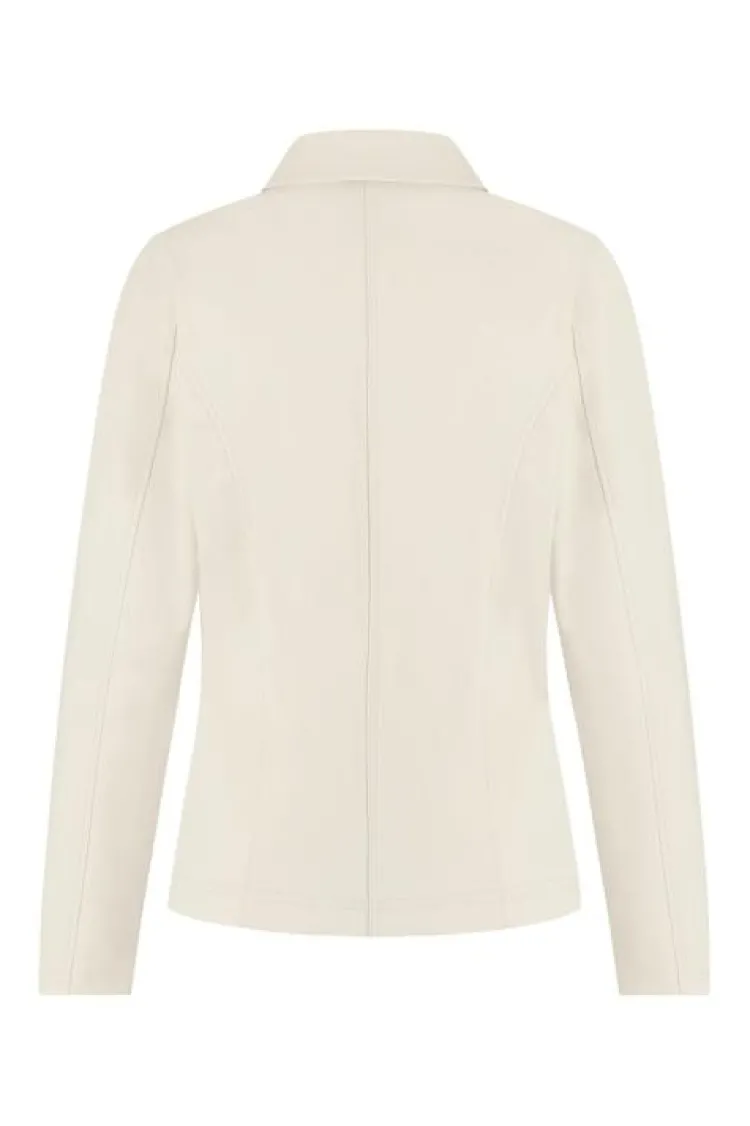 Studio Anneloes Bright bonded blazer Wit Best