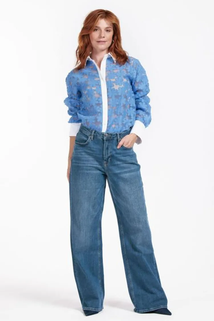 Studio Anneloes Chrisje flower blouse Discount