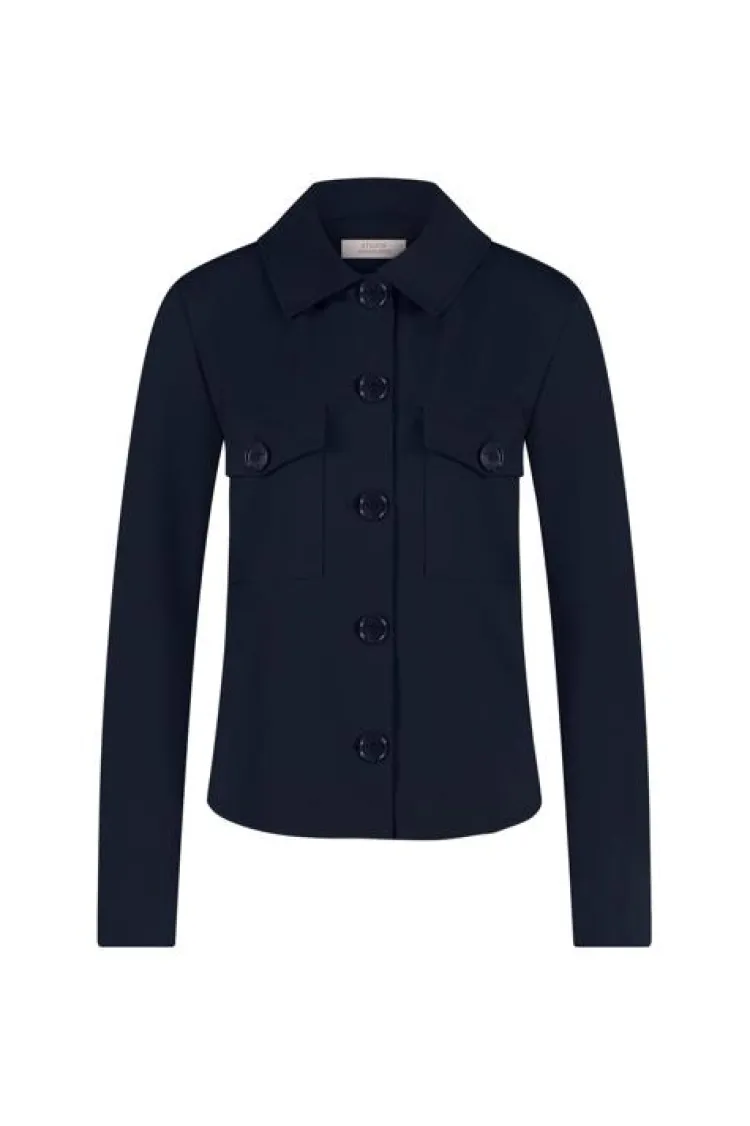 Studio Anneloes Claire bonded jacket Blauw Sale