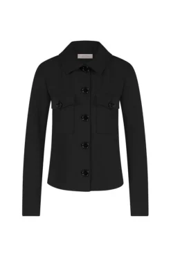 Studio Anneloes Claire bonded jacket Zwart Sale