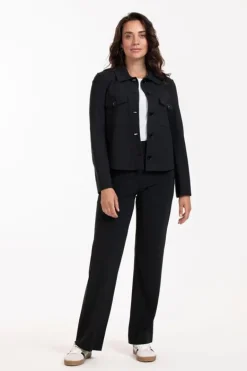 Studio Anneloes Claire bonded jacket Zwart Sale