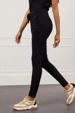 Studio Anneloes Downstairs bonded trousers Zwart Online