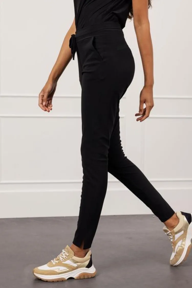Studio Anneloes Downstairs bonded trousers Zwart Online