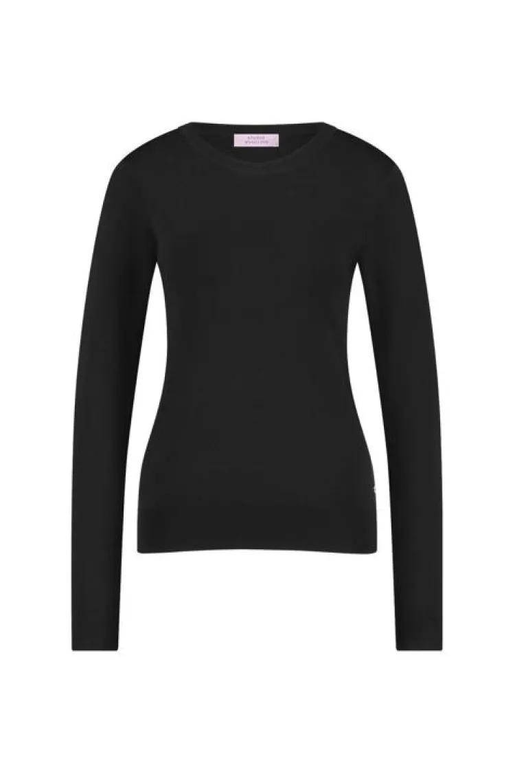 Studio Anneloes Lana pullover Zwart Hot