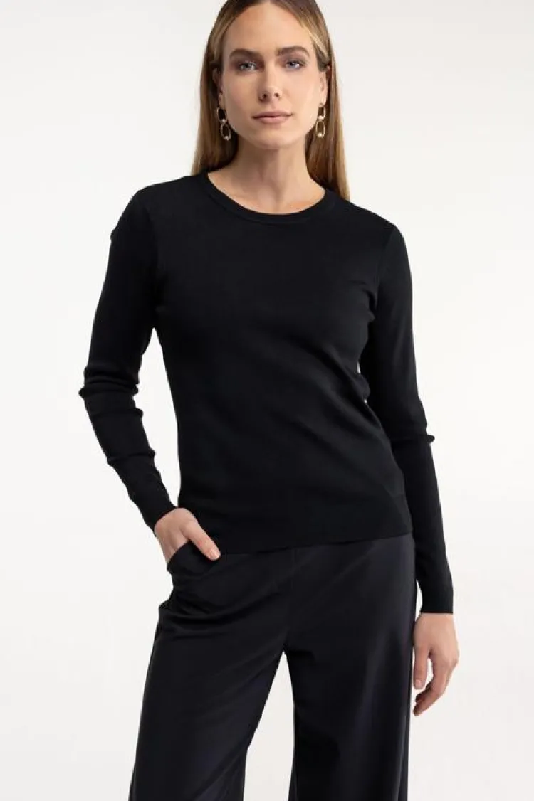 Studio Anneloes Lana pullover Zwart Hot