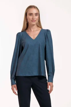 Studio Anneloes Les denim top Clearance