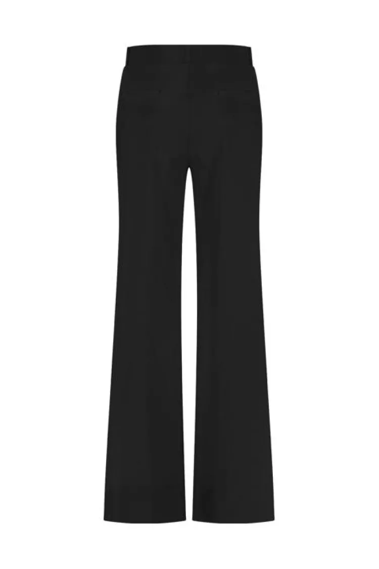 Studio Anneloes Lexie bonded trousers Zwart