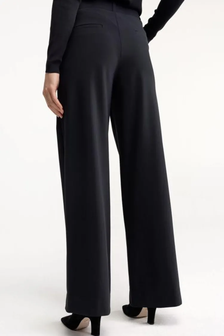 Studio Anneloes Lexie bonded trousers Zwart