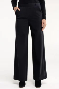 Studio Anneloes Lexie bonded trousers Zwart
