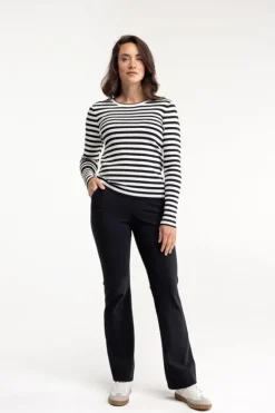 Studio Anneloes Luna stripe pullover Wit