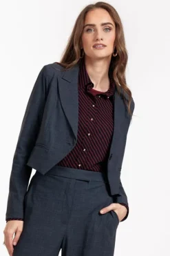 Studio Anneloes Mavy woven look blazer Outlet
