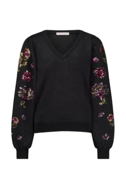 Studio Anneloes Milly flower sequins pullover Best