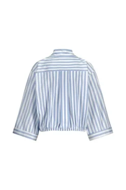 Studio Anneloes Noleste poplin stripe blouse Discount