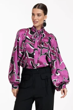 Studio Anneloes Paulette crinkle blouse Best