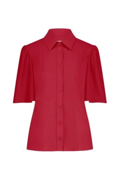 Studio Anneloes Poppy butterfly blouse Rood Discount