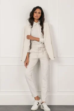 Studio Anneloes Stairdown trousers Wit