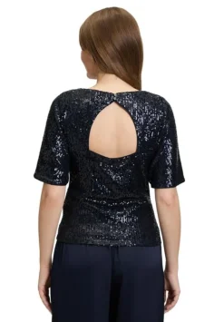 V by Vera Mont T-Shirt 251-03414478 Blauw Discount